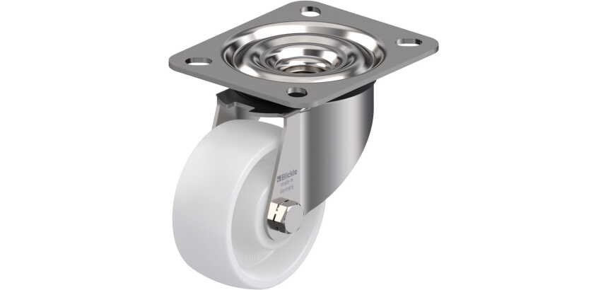 BLICKLE - Roulette pivotante Ø 75mm bandage polyamide PA 6.6 150kg - LEX-PO 75XR