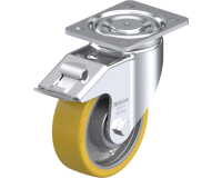 BLICKLE - Roulette pivotante à frein Ø 150mm bandage polyuréthane PU 800kg - LH-GTH 150K-FI