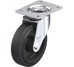 BLICKLE - Roulette pivotante Ø 160mm bandage caoutchouc NR 300kg - LE-POEV 160R