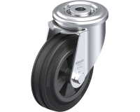 BLICKLE - Roulette pivotante Ø 100mm bandage caoutchouc SBR 70kg - LER-VPP 100G