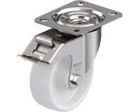 BLICKLE - Roulette pivotante à frein Ø 100mm bandage polyamide PA 6.6 150kg - LEX-PO 100XR-FI
