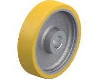 BLICKLE - Roue motrice Ø 200mm bandage polyuréthane PU 900kg - GTHN 200/35H7
