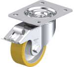 BLICKLE - Roulette pivotante à frein Ø 100mm bandage polyuréthane PU 350kg - LK-ALTH 100K-3-FI