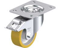 BLICKLE - Roulette pivotante à frein Ø 100mm bandage polyuréthane PU 350kg - LK-ALTH 100K-3-FI