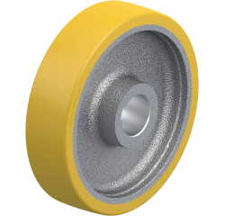 BLICKLE - Roue motrice Ø 200mm bandage polyuréthane PU 900kg - GTHN 200/40H7