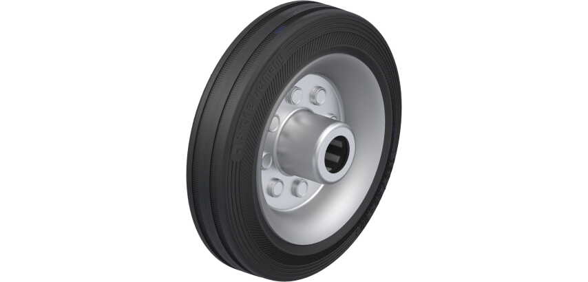 BLICKLE - Roue Ø 150mm bandage caoutchouc SBR 135kg - VE 150/20R