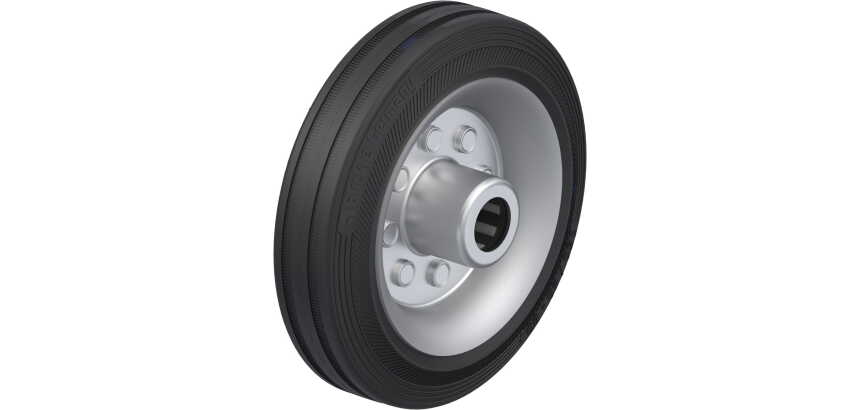 BLICKLE - Roue Ø 150mm bandage caoutchouc SBR 135kg - VE 150/20R