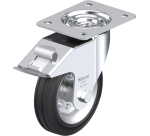 BLICKLE - Roulette pivotante à frein Ø 150mm bandage caoutchouc SBR 135kg - LE-VE 150R-FI