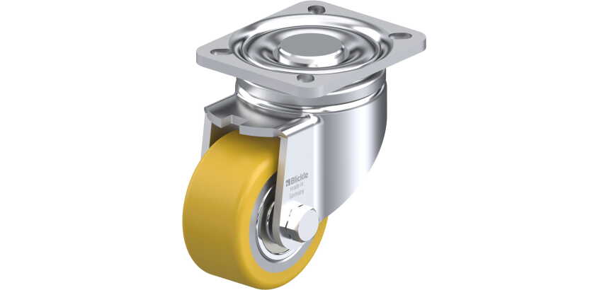 BLICKLE - Roulette pivotante Ø 80mm bandage polyuréthane PU 280kg - LH-VSTH 80K