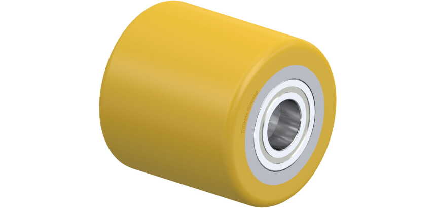 BLICKLE - Galet de transpalettes Ø 85mm bandage polyuréthane PU 820kg - HTH 85x85/25-85K
