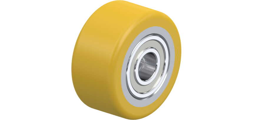 BLICKLE - Roue Ø 80mm bandage polyuréthane PU 280kg - VSTH 80/20K