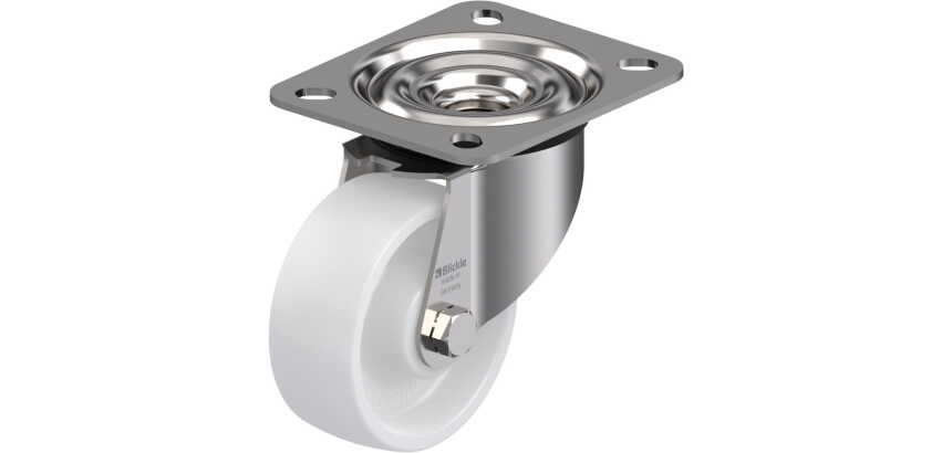 BLICKLE - Roulette pivotante Ø 80mm bandage polyamide PA 6.6 150kg - LEX-PO 80XR