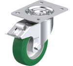 BLICKLE - Roulette pivotante à frein Ø 125mm bandage polyuréthane PU 350kg - LK-ALST 125K-3-FI
