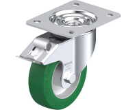 BLICKLE - Roulette pivotante à frein Ø 125mm bandage polyuréthane PU 350kg - LK-ALST 125K-3-FI