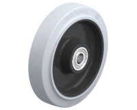 BLICKLE - Roue Ø 200mm bandage caoutchouc NR 500kg - POEV 200/20K-SG