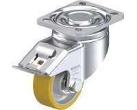 BLICKLE - Roulette pivotante à frein Ø 80mm bandage polyuréthane PU 200kg - LH-ALTH 80K-FI