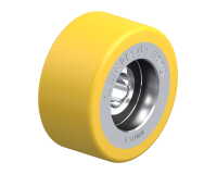 BLICKLE - Galet guide Ø 50mm bandage polyuréthane PU 140kg - FSTH 50x25/12-10K