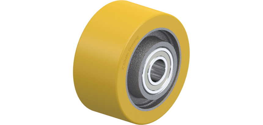BLICKLE - Roue Ø 100mm bandage polyuréthane PU 600kg - GTH 101/20K