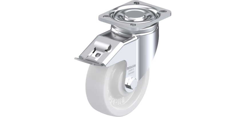 BLICKLE - Roulette pivotante à frein Ø 125mm bandage polyamide PA 6.6 700kg - LH-SPO 125G-1-FI