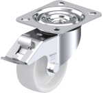 BLICKLE - Roulette pivotante à frein Ø 80mm bandage polyamide PA 6.6 150kg - LE-PO 80G-FI