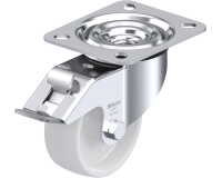 BLICKLE - Roulette pivotante à frein Ø 80mm bandage polyamide PA 6.6 150kg - LE-PO 80G-FI