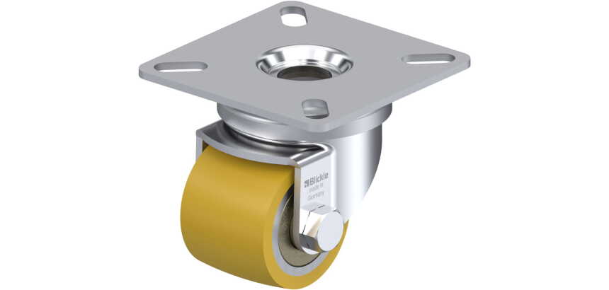 BLICKLE - Roulette pivotante Ø 35mm bandage polyuréthane PU 100kg - LPA-VSTH 35K