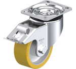 BLICKLE - Roulette pivotante à frein Ø 100mm bandage polyuréthane PU 350kg - LK-ALTH 100K-1-FI