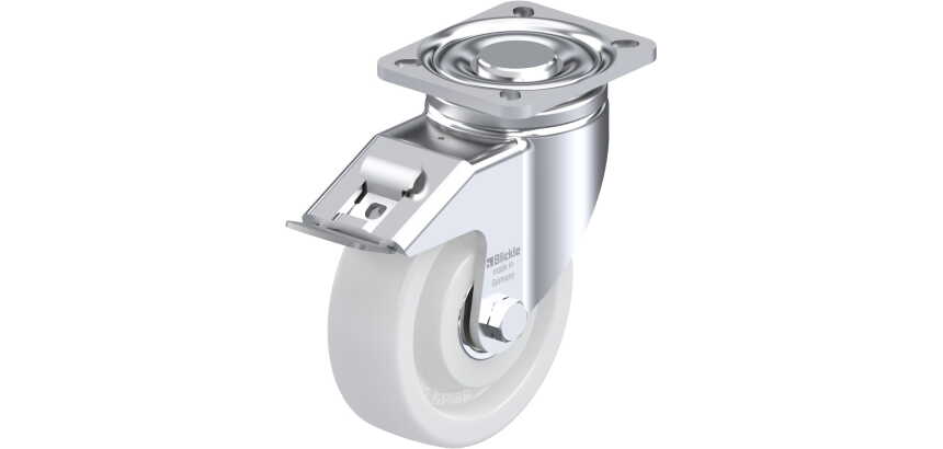 BLICKLE - Roulette pivotante à frein Ø 125mm bandage polyamide PA 6.6 700kg - LH-SPO 125K-1-FI