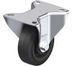BLICKLE - Roulette fixe Ø 80mm bandage caoutchouc NR 140kg - B-POEV 80R