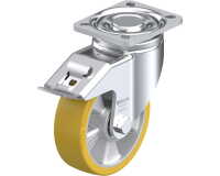 BLICKLE - Roulette pivotante à frein Ø 125mm bandage polyuréthane PU 550kg - LH-ALTH 125K-1-FI