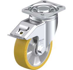BLICKLE - Roulette pivotante à frein Ø 125mm bandage polyuréthane PU 550kg - LH-ALTH 125K-1-FI