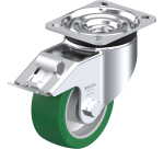 BLICKLE - Roulette pivotante à frein Ø 100mm bandage polyuréthane PU 320kg - LK-ALST 100K-1-FI
