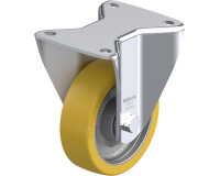 BLICKLE - Roulette fixe Ø 125mm bandage polyuréthane PU 550kg - BH-GTH 125K-3