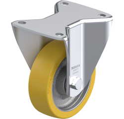 BLICKLE - Roulette fixe Ø 125mm bandage polyuréthane PU 550kg - BH-GTH 125K-3