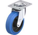 BLICKLE - Roulette pivotante Ø 160mm bandage caoutchouc NR 300kg - LE-POEV 160R-SB