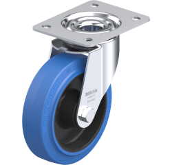 BLICKLE - Roulette pivotante Ø 160mm bandage caoutchouc NR 300kg - LE-POEV 160R-SB