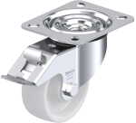 BLICKLE - Roulette pivotante à frein Ø 80mm bandage polyamide PA 6.6 150kg - LE-PO 80R-FI