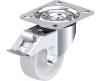 BLICKLE - Roulette pivotante à frein Ø 80mm bandage polyamide PA 6.6 150kg - LE-PO 80R-FI