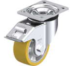 BLICKLE - Roulette pivotante à frein Ø 125mm bandage polyuréthane PU 600kg - LK-ALTH 127K-FI