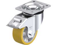 BLICKLE - Roulette pivotante à frein Ø 125mm bandage polyuréthane PU 600kg - LK-ALTH 127K-FI