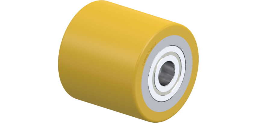 BLICKLE - Galet de transpalettes Ø 82mm bandage polyuréthane PU 730kg - HTH 82x80/20-80K