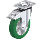 BLICKLE - Roulette pivotante à frein Ø 200mm bandage polyuréthane PU 600kg - LK-ALST 200K-FI