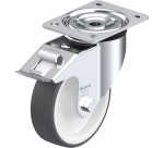 BLICKLE - Roulette pivotante à frein Ø 150mm bandage polyuréthane TPU 400kg - L-POTH 150R-FI