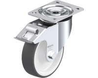 BLICKLE - Roulette pivotante à frein Ø 150mm bandage polyuréthane TPU 400kg - L-POTH 150R-FI