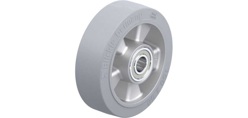 BLICKLE - Roue Ø 150mm bandage caoutchouc NR 400kg - ALEV 150/20K-SG