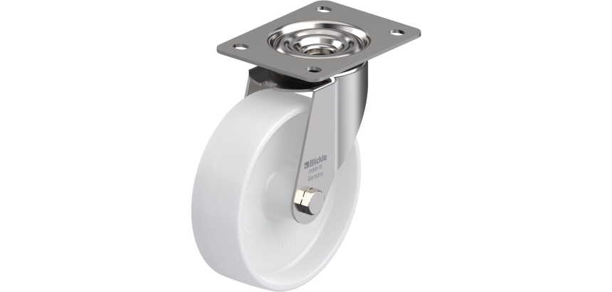 BLICKLE - Roulette pivotante Ø 160mm bandage polyamide PA 6.6 300kg - LEX-PO 160G