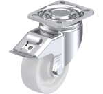 BLICKLE - Roulette pivotante à frein Ø 100mm bandage polyamide PA 6.6 500kg - LH-SPO 100G-1-FI