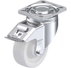 BLICKLE - Roulette pivotante à frein Ø 100mm bandage polyamide PA 6.6 500kg - LH-SPO 100G-1-FI