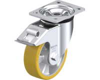 BLICKLE - Roulette pivotante à frein Ø 150mm bandage polyuréthane PU 600kg - LK-ALTH 150K-FI