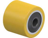 BLICKLE - Galet de transpalettes Ø 82mm bandage polyuréthane PU 640kg - HTHW 82x70/20-74K
